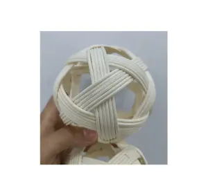 Environmentally friendly round rattan ball Diameter 10cm - Rattan ball made from rattan tree core used to decorate and make chil