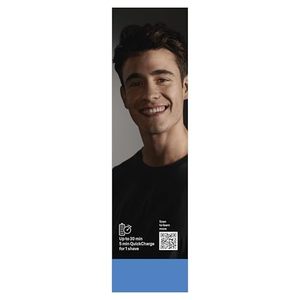 Afeitadora Eléctrica Rotativa 3 en 1 Gris para Hombre con Cuchillas Flexibles, Accesorio Recortador, 5 Peines Guía, Afeitadora en Seco para Cara y Cuerpo - Product Image 3
