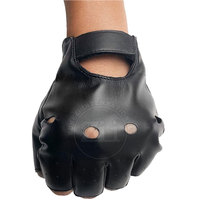 Gants de conduite unisexes en cuir durables et tendance, sans doigts, avec fonction écran tactile, pour l'hiver, décontractés, pour usage quotidien, sportifs, coupe-vent
