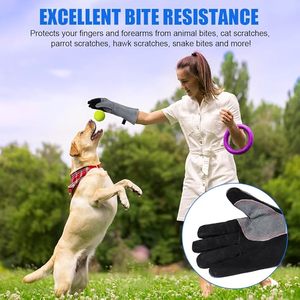 ถุงมือหนังบาร์บีคิวทนความร้อนและไฟถุงมือสำหรับงานเชื่อมสำหรับงานเจียรอบทำสวน - Product Image 5