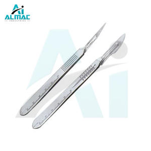 ALMAC BAS quantité minimale de commande Nouvelle Arrivée Manche de Scalpel N ° 7 avec Lame Chirurgicale Allemande en Acier Inoxydable Support de Scalpel Manuel Certifié CE ISO - Product Image 2