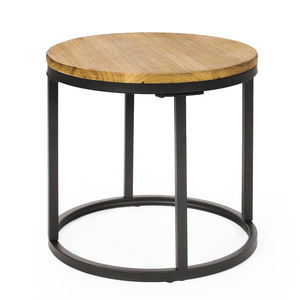 Table en métal finition or brillant avec base à trois pieds, table de décoration, vente au prix de gros, table d'appoint/table centrale - Product Image 6
