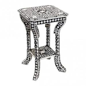 Consola con Incrustaciones de Hueso, Mesa de Centro con Incrustaciones de Hueso - Product Image 6