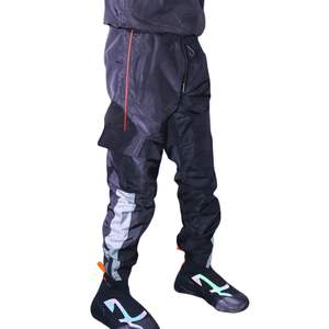 Pantalon coupe-vent en nylon pour homme, pantalon de survêtement léger, poches zippées, style cargo, fermeture éclair à la cheville, vêtements de sport, streetwear - Product Image 5