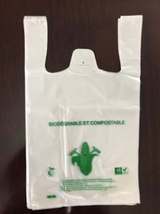 Bolsas de la compra de camisetas de plástico impresas con logotipo personalizado al por mayor para uso en supermercados - Product Image 6