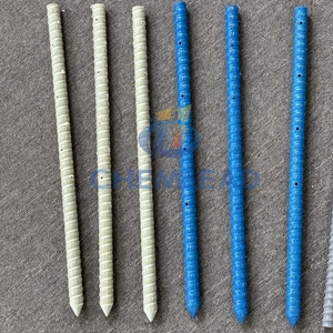 Estaca de refuerzo de fibra de vidrio de 3/4 "24", Estaca de forma de hormigón GFRP para formación de cimientos - Product Image 5