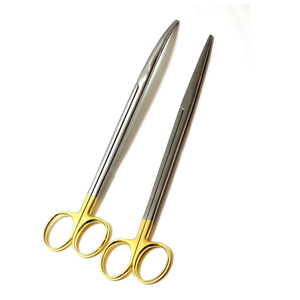 Medic Instruments Metzenbaum TC Manual Dissecting Straight Surgical Scissors with Tungsten Carbide <b>Suture</b> <b>Kit</b> Medic Instrument - Product Image 2