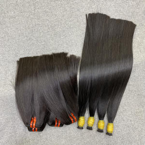 Extensiones de cabello a granel recto Natural de color súper lujoso, fabricante de cabello vietnamita crudo, cabello humano 100% - Product Image 1