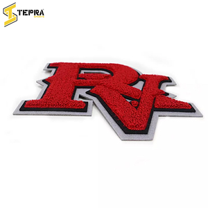 OEM Tepra Sports Unique Flower Design <strong>Iron</strong>-On Embroidery <strong>Patches</strong> Handmade Heart Shape for Hat <strong>Use</strong> Competitive Price PVC Plastic - Product Image 2