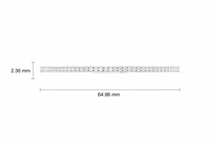 Bracelet extensible élégant en or 14 carats et diamants naturels pour femmes - Product Image 2