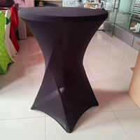 Table de bar haute et ronde en plastique noir pliable, bon marché, 80 cm x 60 cm, portable, pour fête en plein air, blanche, haute, pour la location, 32 pouces