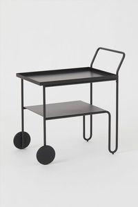 Diseño de lujo, forma personalizada, carrito para servir alimentos, pomadas de vidrio con acabado dorado, carrito para servir a precio mayorista - Product Image 6