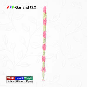 <b>Artificial</b> <b>Flower</b> Garland Sakad Ladi Pink & White AFF-Garland-12.2 Price Rs.750/Piece - Product Image 1