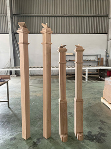 Pièces d'escalier universelles en peuplier de 55 pouces, nouvelles, interchangeables, à capuchons plats pyramidaux, écologiques, durables, pour escalier moderne - Product Image 5