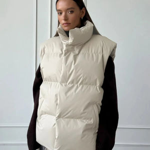 Abrigo acolchado grueso de invierno de alta calidad personalizado para hombre, cuello con capucha, patrón de tela de lona, método de tejido no tejido decorado - Product Image 6