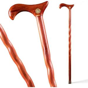 Bastón de caminar de madera de diseño de longitud personalizado de fábrica, bastón de madera tallado a mano de exportador indio - Product Image 6