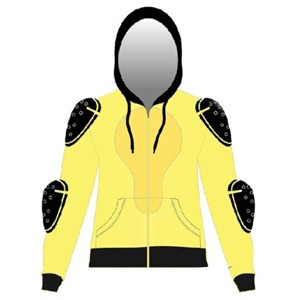 Sudadera con capucha Kvlar de algodón y poliéster con estampado de espuma para hombre - Product Image 4