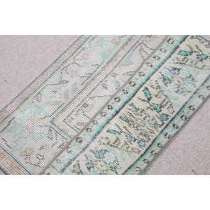 Alfombra Turca Pequeña, Alfombra Vintage de 1.6x2.6 pies, Alfombra de Lana Azul - Product Image 2