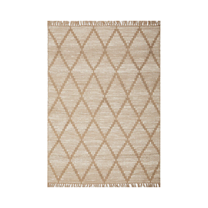 Tapis de tissage plat tressé en jute réversible écologique de haute qualité Tapis tissé Jacquard fait main de qualité supérieure Tapis tissé naturel - Product Image 1
