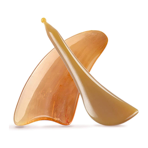 Corne de buffle Gua sha masseur main masseur facial corne de buffle Gua sha conseil fournisseur en gros artisanat - Product Image 1