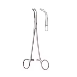 Fórceps Lahey, abrazadera hemostática quirúrgica, fórceps de disección curvos de acero inoxidable, instrumento hemostático de arteria médica - Product Image 1