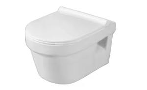 Design moderne mural monobloc WC Closestool Toilette Filigrane Lavage Porcelaine Salle de bain Sanitaire - Product Image 4