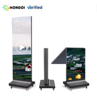 Display LED Pieghevole Triplo P1.86 P2.5 per Interni con Connessione 4G/WiFi Wireless, Schermo LED Mobile di Alta Qualità per Pubblicità