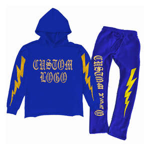 Sudadera con capucha de alta calidad para hombre, ropa de calle de talla grande, moda para hombre, sudaderas en blanco, Jersey personalizado de algodón OEM - Product Image 1