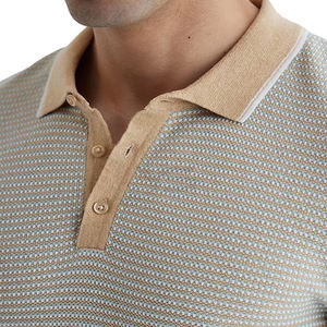 Precio al por mayor de alta calidad Algodón/Spandex transpirable camiseta Polo en blanco suave liso polos logotipo personalizado polos - Product Image 4