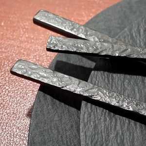 Ensemble de couverts en acier inoxydable noir pour décoration de mariage de fête, ensembles de couverts élégants, poignées moulées, style américain, finition mate - Product Image 3