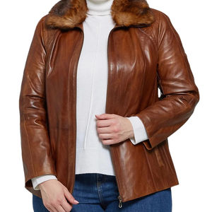 Fabricant de vêtements, produits les plus vendus, veste en cuir à manches longues, vente en gros, vêtements décontractés de rue, style de haute qualité - Product Image 1