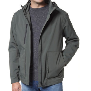 Veste coupe-vent à manches longues personnalisée pour hommes, caractéristiques coupe-vent respirantes, matériau polyester/coton prêt pour l'hiver, taille haute - Product Image 2