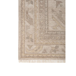 Tapis en laine Erbe Ivory noué à la main, grand format, motif médaillon, pour salon, voiture, forme rectangulaire - Rgs-1282 par Jaipur ZA - Product Image 4