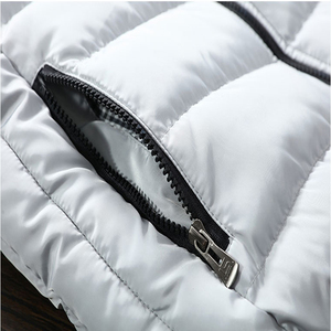 Chaleco acolchado de invierno Unisex de estilo informal de tela transpirable para hombre, abrigo mate personalizado, chaleco sin mangas acolchado con burbujas acolchadas - Product Image 6