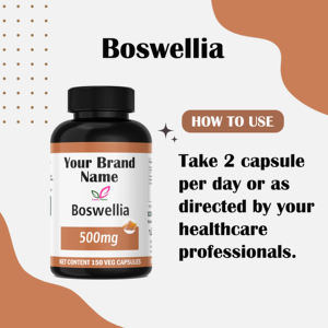 Cápsulas de Extracto de Guggul de Alta Potencia 500mg, 150 Unidades, Suplemento Herbal, Marca Privada, ODM, OEM, Apoyo Natural para el Bienestar de la Mujer - Product Image 4