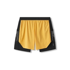 Short de sport de fitness à double pont pour homme Short de course respirant à séchage rapide pour homme 2 en 1 Vêtements d'entraînement pour homme - Product Image 4