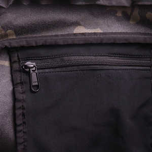 Diseño de camuflaje Logotipo personalizado Bolsa de lona Ligera Moda Deportes Bolsas de viaje Gran capacidad Fuerte Zip Gym Bolsa de lona - Product Image 4