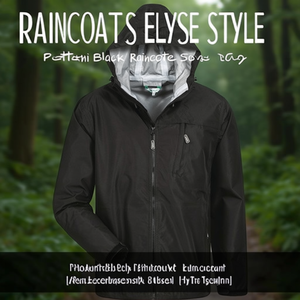 Imperméable noir Pattani style Elyse - Product Image 3