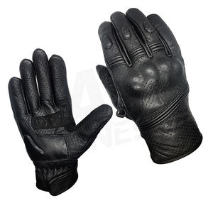 Gants de moto en cuir de bonne qualité OEM ODM service top tendance gants de moto couleur et logo personnalisés - Product Image 3