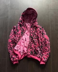 เสื้อแจ็กเก็ตซิปคู่สำหรับผู้ชายเสื้อแจ็กเก็ตผ้าสักหลาดสองชั้นลายสก๊อตเปิดไหล่ได้ - Product Image 2