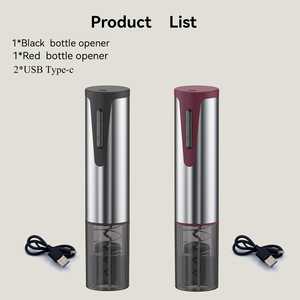 Sacacorchos Eléctrico Automático de un Toque, Abridor de Vino de Acero Inoxidable de Alta Resistencia con Alimentación USB y Asa - Product Image 6