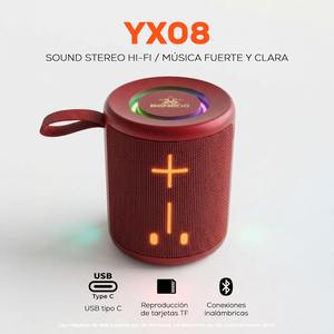 Altavoz Inalámbrico Benedo 5.3, Estéreo Hi-Fi de 5W, con Espectáculo de Luces RGB, USB Tipo C, Ranura para Tarjeta TF, Puerto USB, Batería de 2400mAh, Portátil, Pantalla Premium - Product Image 6