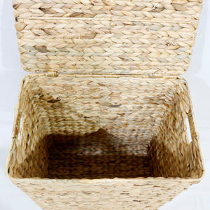 Artex Dong Thap Factory Water Hyacinth & <b>Seagrass</b> Handicraft <b>Laundry</b> <b>Basket</b>, Clothes Hamper for Storage & Home Decor - Product Image 6