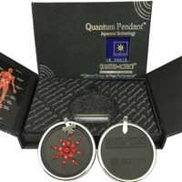 Pendentif énergie quantique Technologie japonaise Pendentif Science quantique Prix Avantages Carte d'authenticité Pendentif énergie quantique OEM