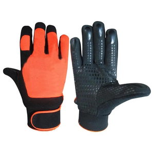 Gants de mécanicien en cuir synthétique résistants aux vibrations et aux chocs Gants de mécanicien en cuir de qualité supérieure - Product Image 1