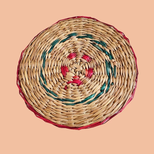 Posavasos y mantel individual de jacinto de agua tejido a mano ecológico, encanto rústico sostenible para mesas de comedor y café - Product Image 5