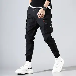 Customized <b>Men's</b> Pants Cargo Panel <b>Trousers</b> Genuine Breathable Unisex <b>Leather</b> Material Cargo Pant OEM - Product Image 1