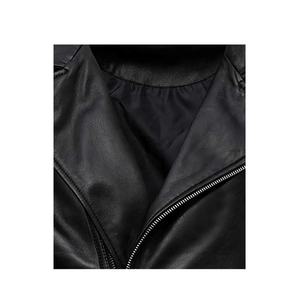 Veste en cuir PU décontractée pour hommes d'automne et d'hiver en peau de mouton réversible avec fermeture à glissière coupe-vent grande taille nouveau Design - Product Image 4