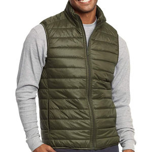 เสื้อแจ็คเก็ตแขนกุดสำหรับผู้ชาย, เสื้อกั๊กบุนวมน้ำหนักเบาอบอุ่นกลางแจ้งแฟชั่นลำลองรูดซิปสำหรับกีฬาและการเดินทาง - Product Image 6