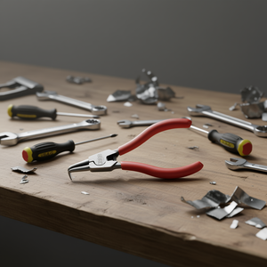 Alicates de punta curva USAG 90 con diseño de círculos externos - Product Image 3